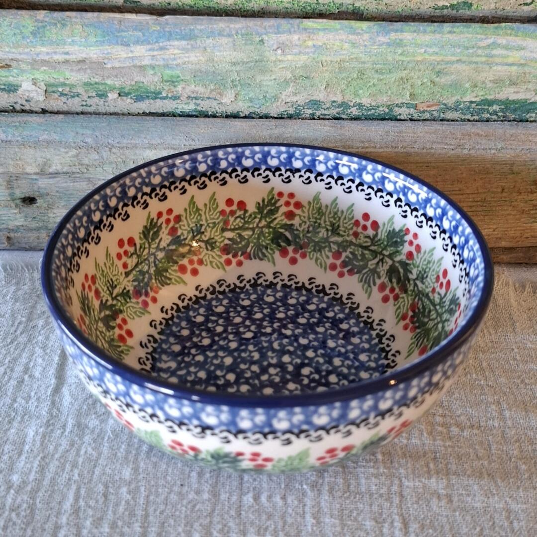 CAC94-1734x/2650x Bunzlau Rijstkom Medium 14cm HollyBerries - Afbeelding 3