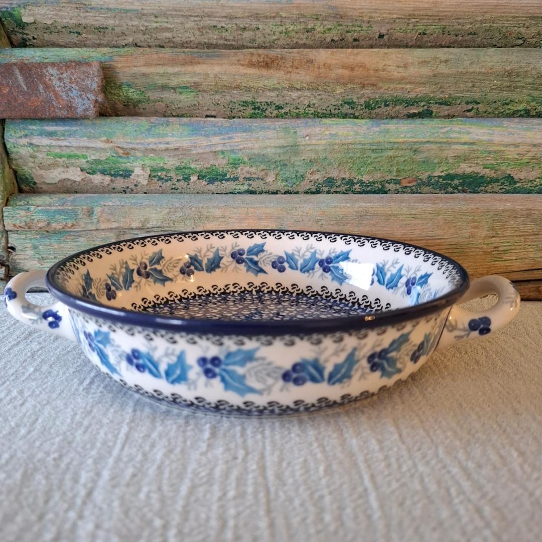 CA C40-2984x Ronde ovenschaal 17cm met open grepen BlueHolly by Teresa Liana - Afbeelding 2