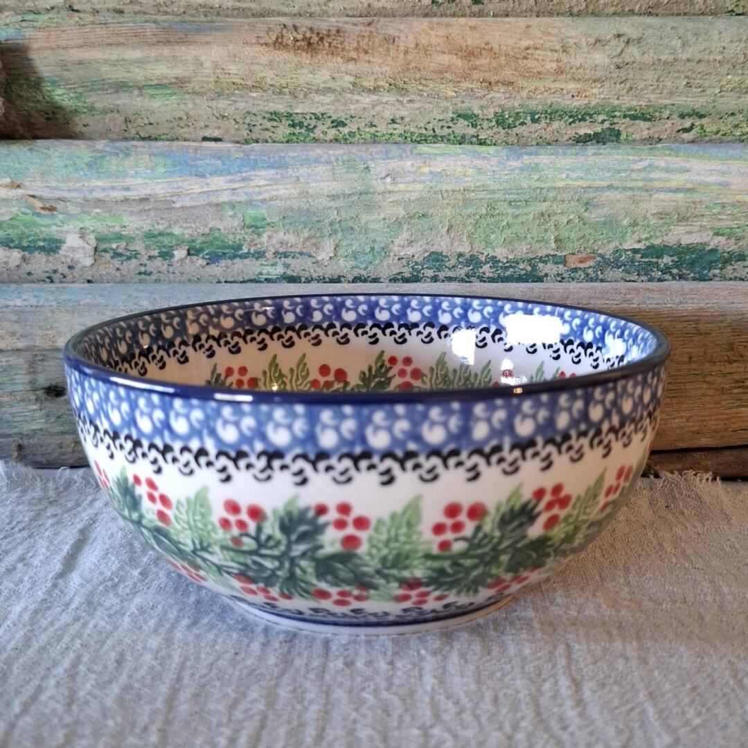 CAC94-1734x/2650x Bunzlau Rijstkom Medium 14cm HollyBerries - Afbeelding 2