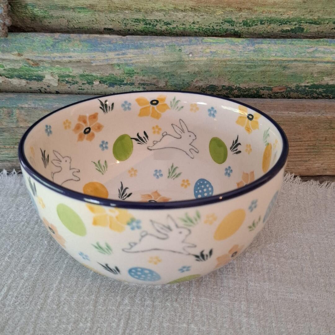 CA 986-3348x Bunzlau Rijstkom Hoog RunningRabbit by Maria Starzyk - Afbeelding 3