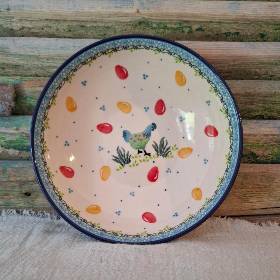 CA B90-3349x Bunzlau Serveerkom 610ml HappyEaster by Teresa Liana - Afbeelding 3