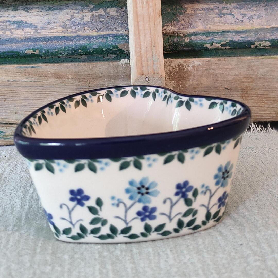 CA A45-2785x Bunzlau Ovenschaaltje Hart 10cm x10cm SpringHill - Afbeelding 2