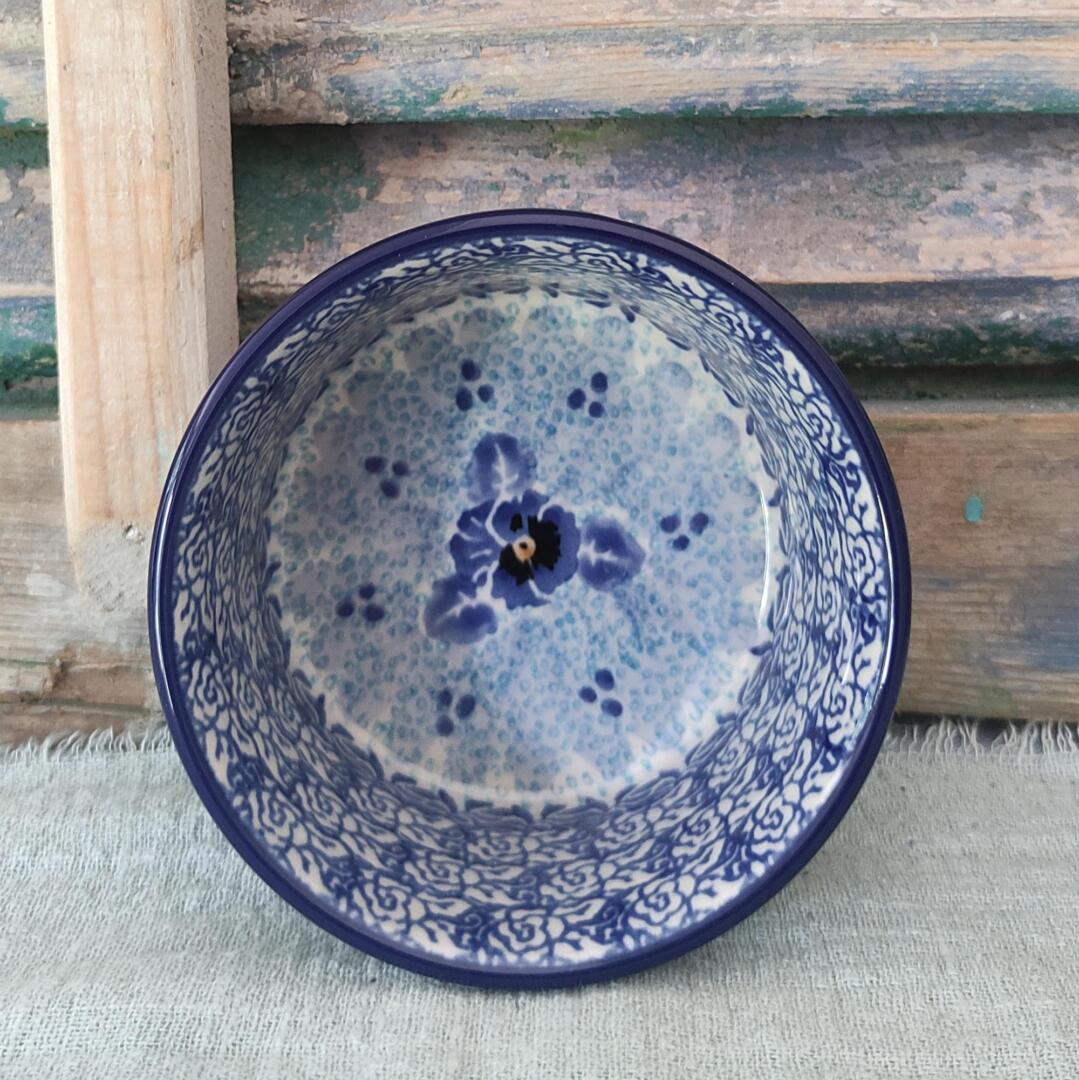 CA 409-U3639 Bunzlau Ramekin 9.5cm x 5cm Unikat 3639 by Maria Starzyk - Afbeelding 3