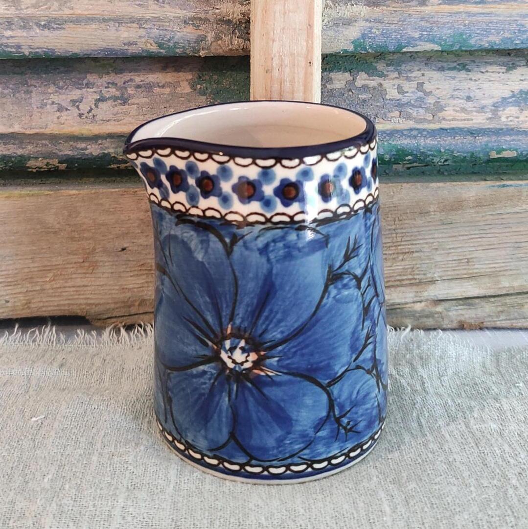 CA G47-U408M Bunzlau Melkkan Strak 150ml Unikat Poppy by Jacek Chyla - Afbeelding 2