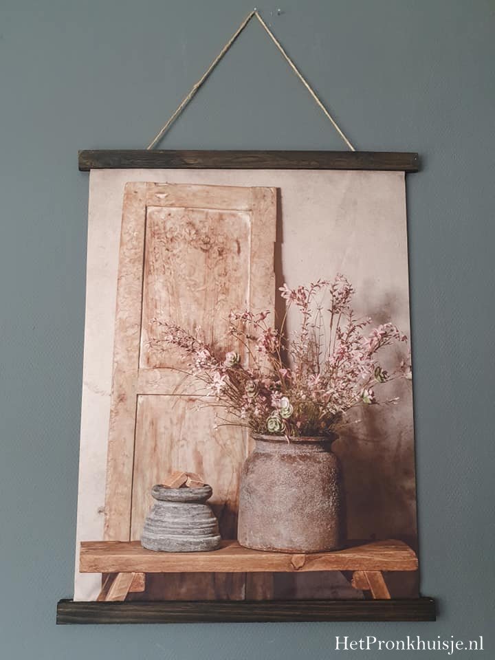 Wanddoek. Luik met amberblokjes. Nr2 - Afbeelding 2