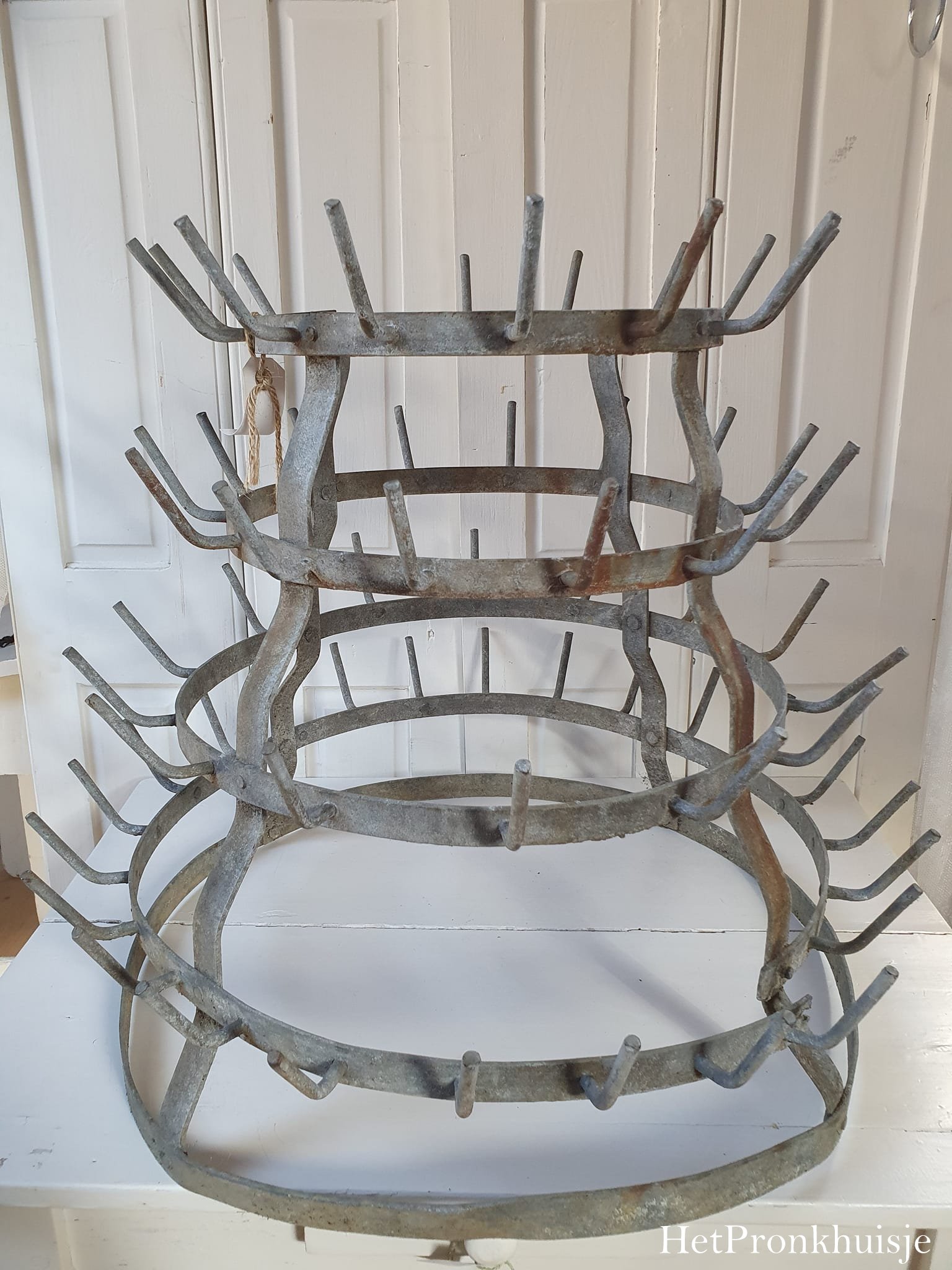 Zinken flessenrek. Middel - Afbeelding 3