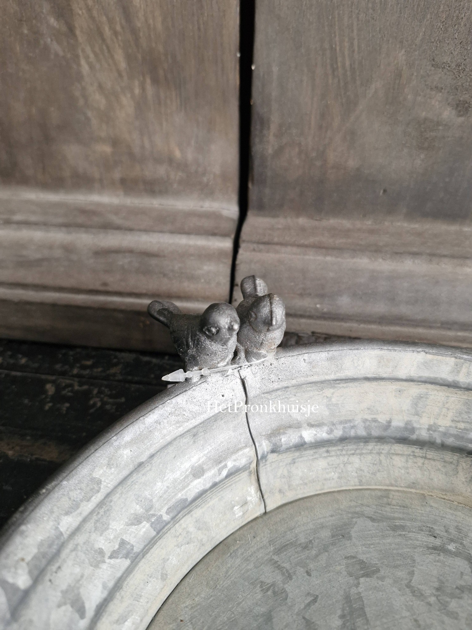 Zinken schaal. Vogel - Afbeelding 4