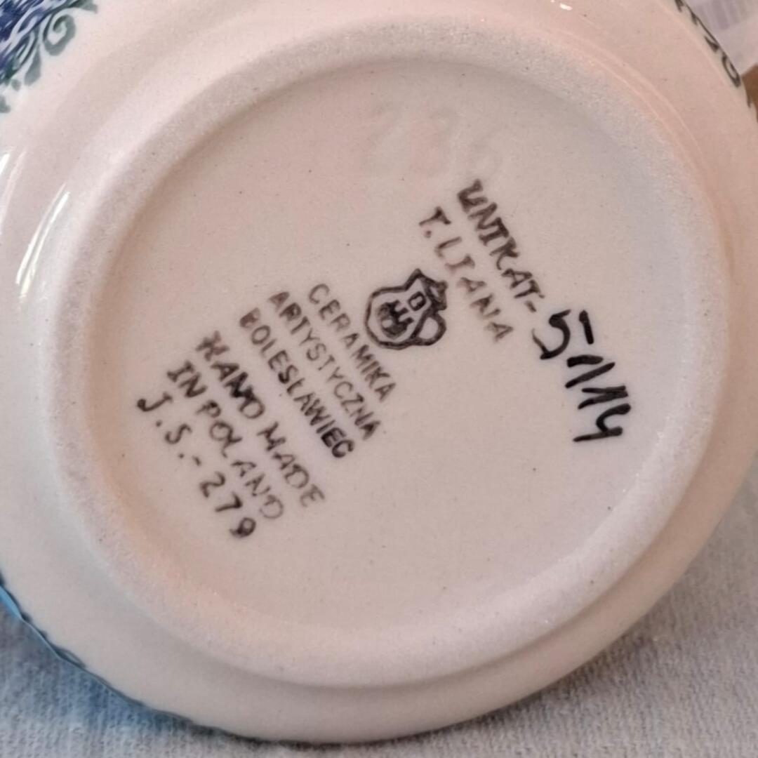 CA 236-U5114x Bunzlau Rechte mok met groot oor 300ml UNIKAT by Teresa Liana - Afbeelding 3