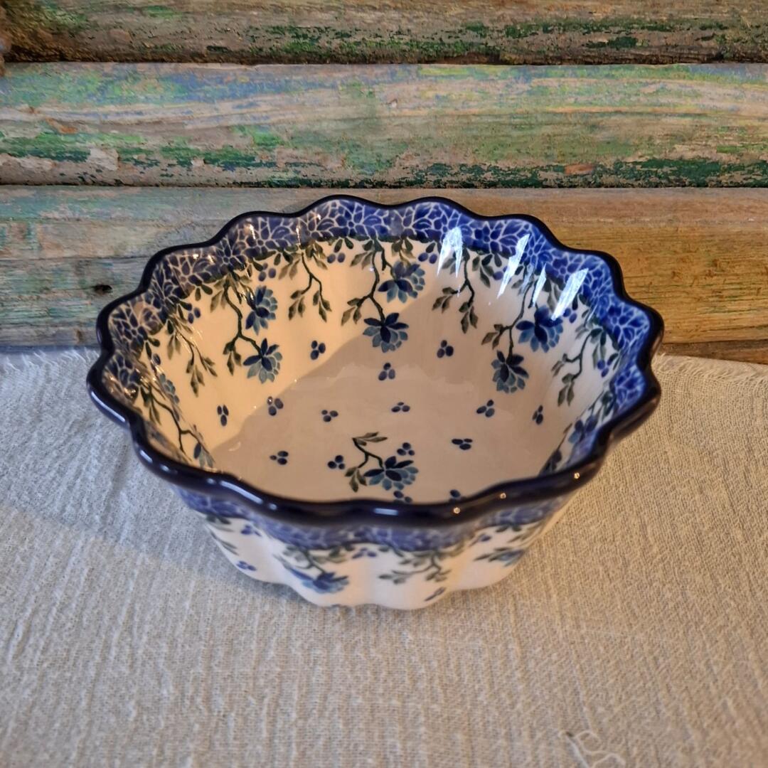 CA 915-2415x Bunzlau Gewelfde schaal 15cm van Teresa Liana - Afbeelding 3