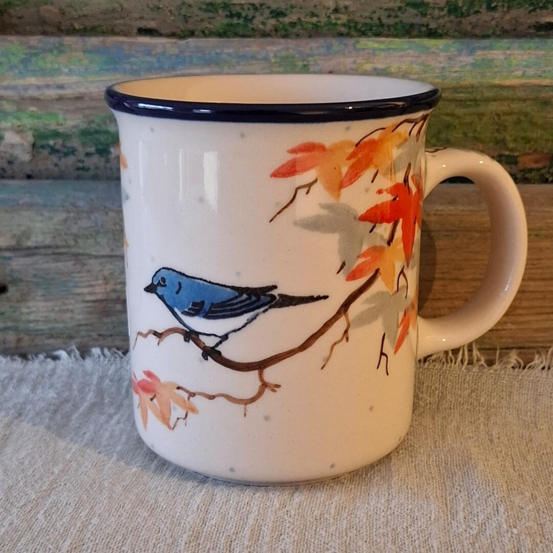 CA 236-U5074 Bunzlau Rechte mok met groot oor 300ml Unikat by Maria Starzyk - Afbeelding 2