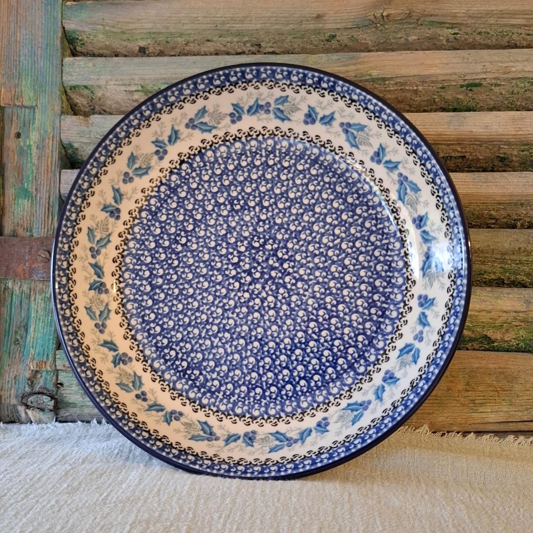 CA D93-2984x Bunzlau Fruitschaal, Serveer-Saladekom 24,5cm BlueHolly by Maria Starzyk - Afbeelding 3