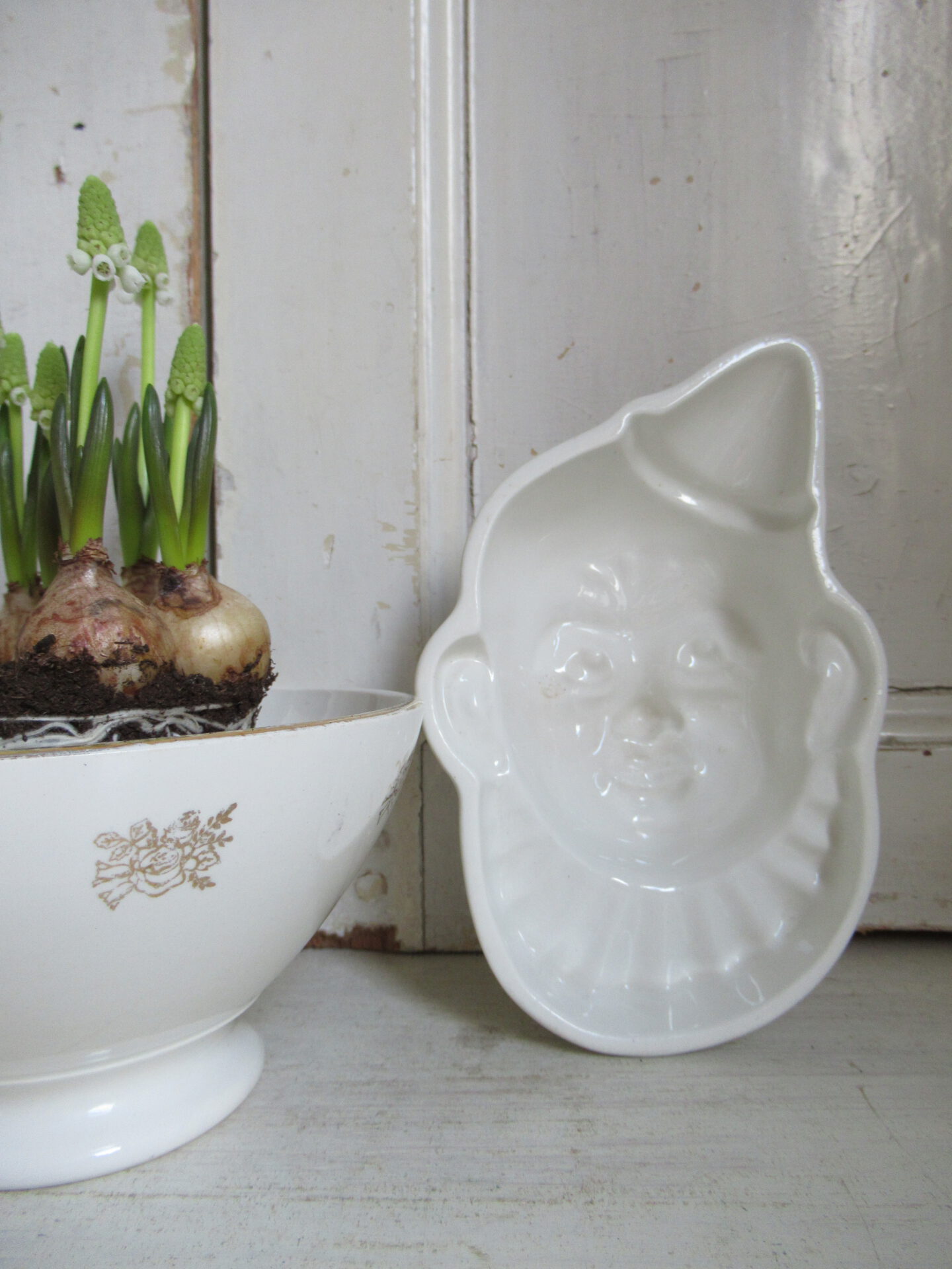 oude bakvorm, clown, Société Céramique - Afbeelding 2