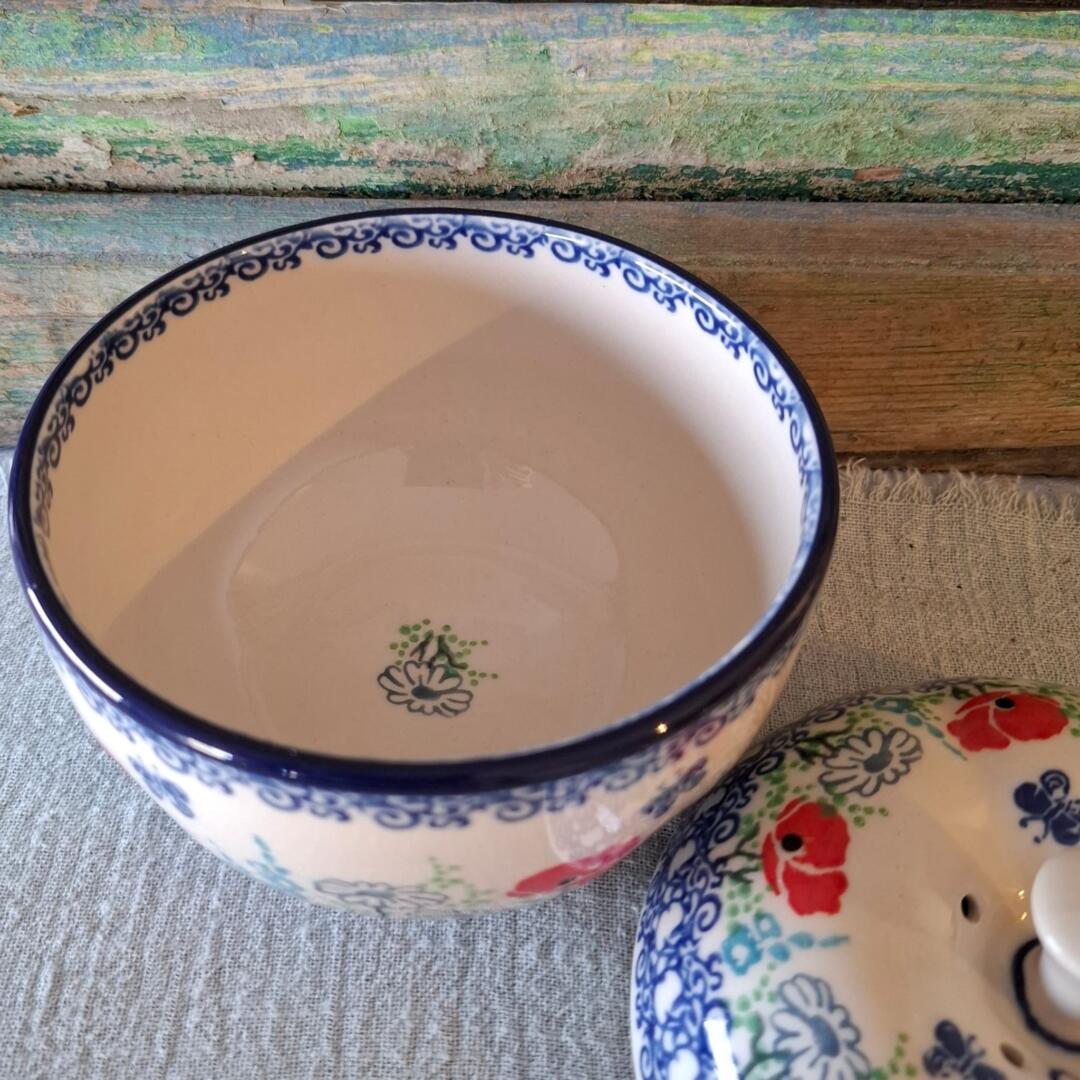 CA A34-2901X Bunzlau Appelpot Grote Maat PoppyGarden - Afbeelding 3