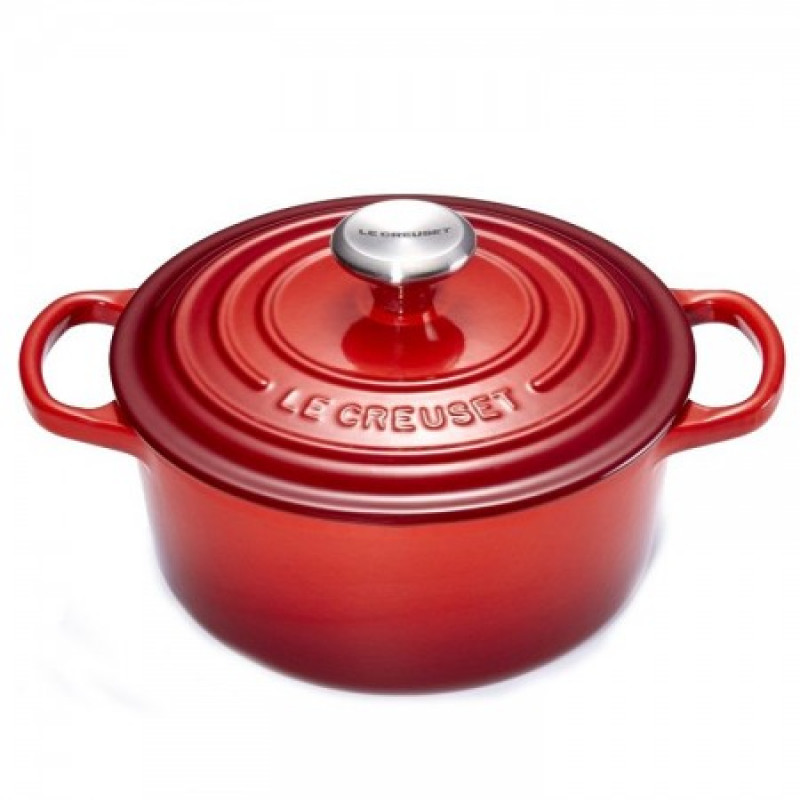 Le Creuset Signature Braadpan rood 26 cm - Afbeelding 2
