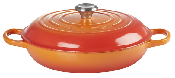 Le Creuset Campagnard 30 cm Signature oranje - Afbeelding 2