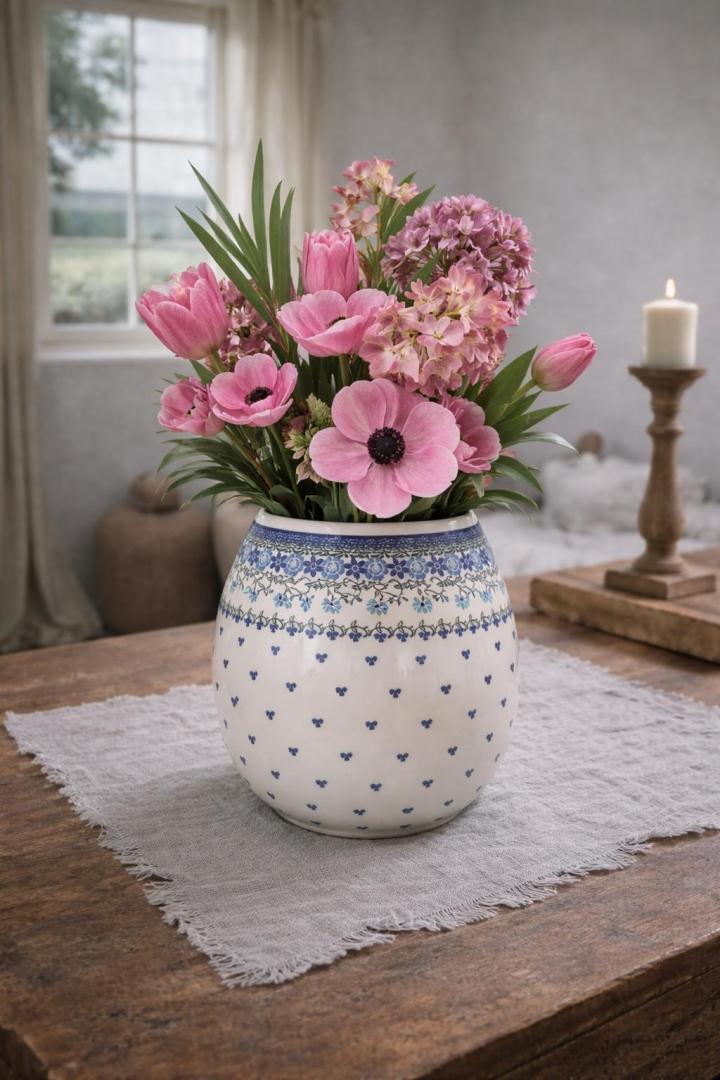 CA G20-2546x Bunzlau Bloemenvaas Hoog 21,5cm Nieuw model - Afbeelding 3